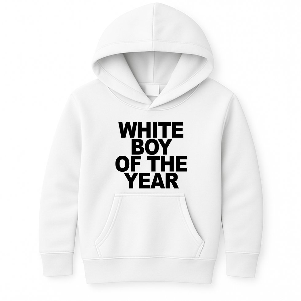 White Boy Of The Year Kids Hoodie