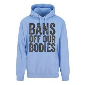 Womens Bans Off Our Bodies Pro Choice Protest Quote Saying Meme Unisex Surf Hoodie