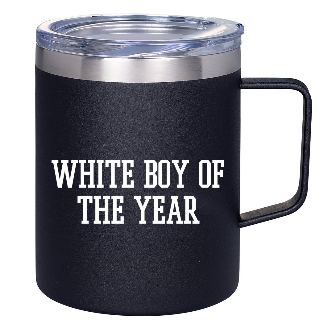 White Boy Of The Year 12oz Stainless Steel Coffee Mug