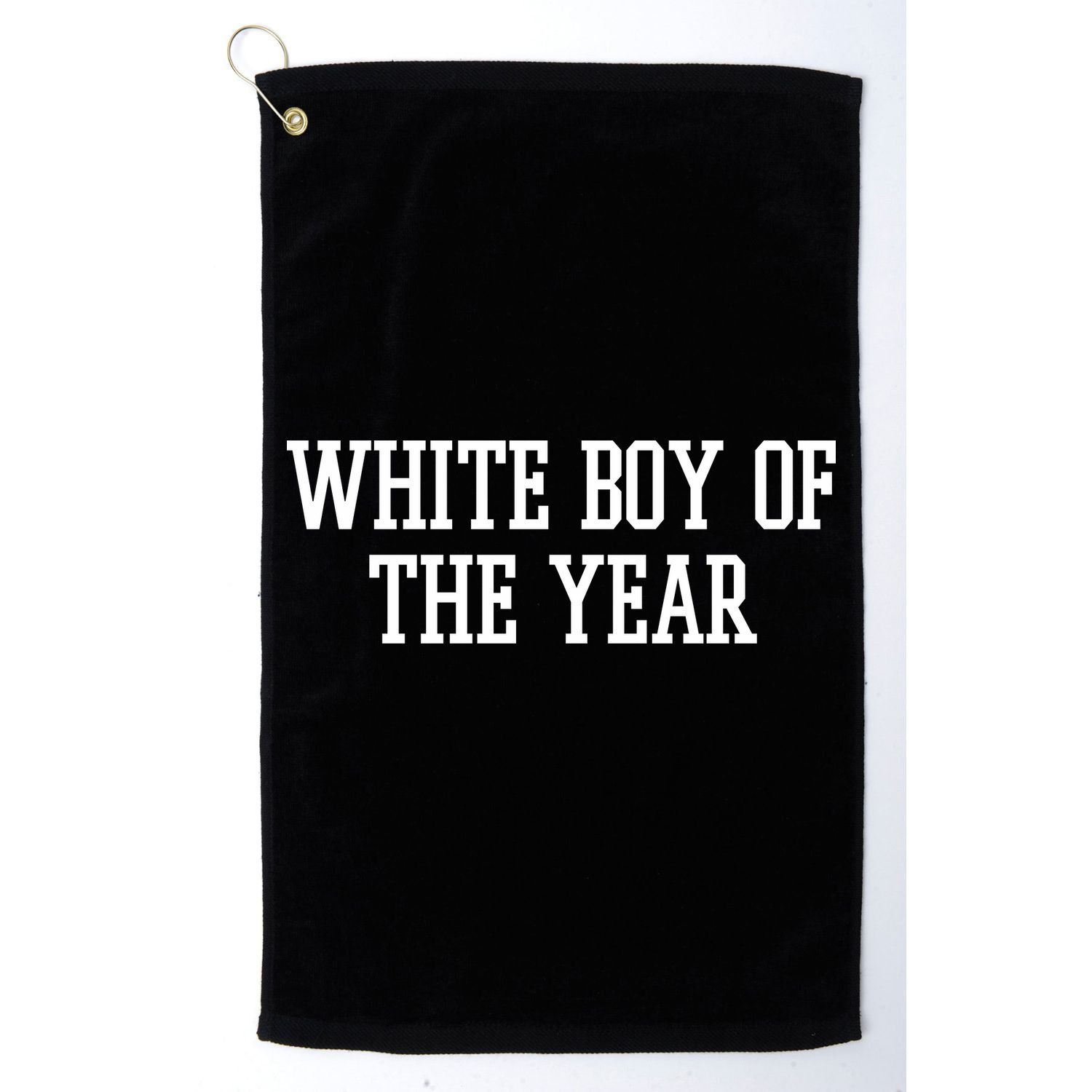 White Boy Of The Year Golf Towel