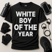 White Boy Of The Year Cooling Performance Crew T-Shirt