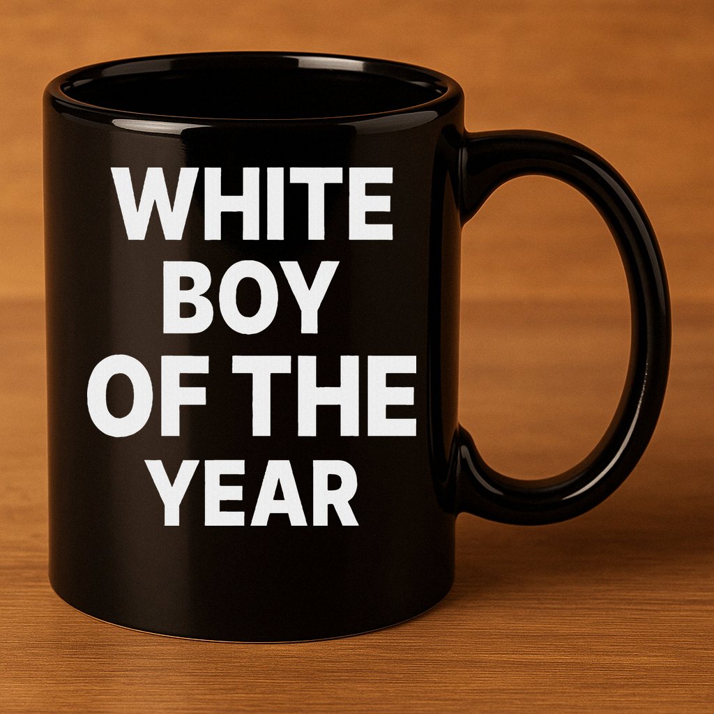 White Boy Of The Year 11oz C Handle Ceramic Mug