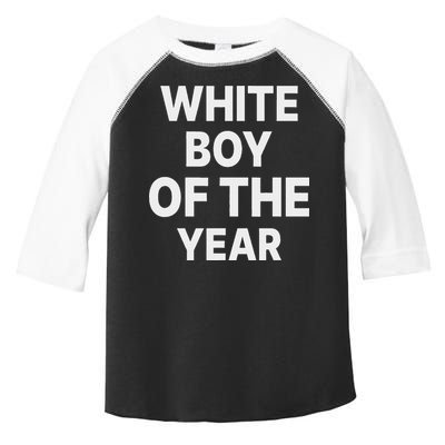 White Boy Of The Year Toddler Fine Jersey T-Shirt