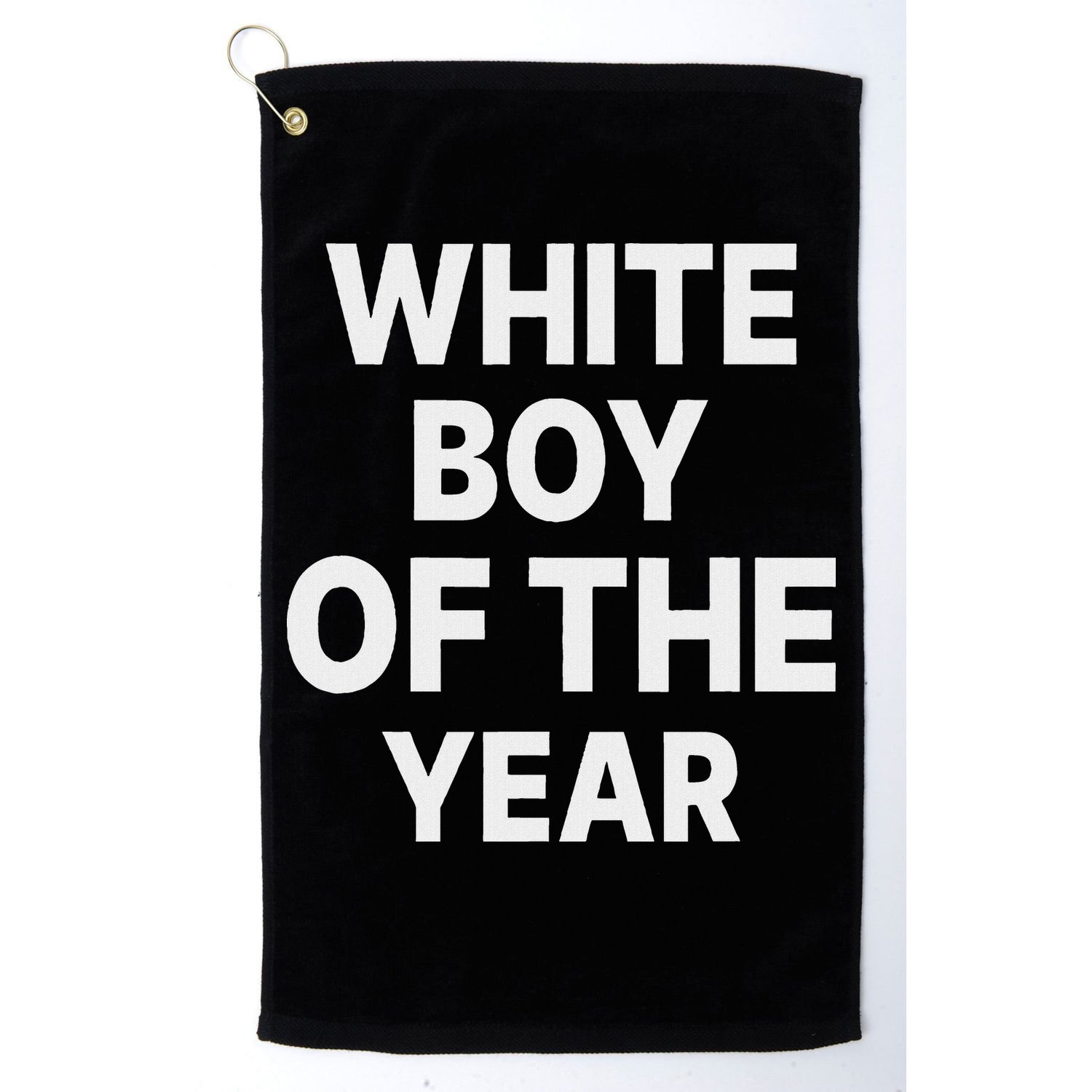White Boy Of The Year Golf Towel