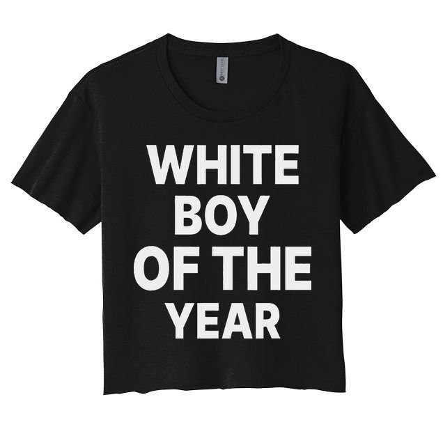 White Boy Of The Year Crop Top