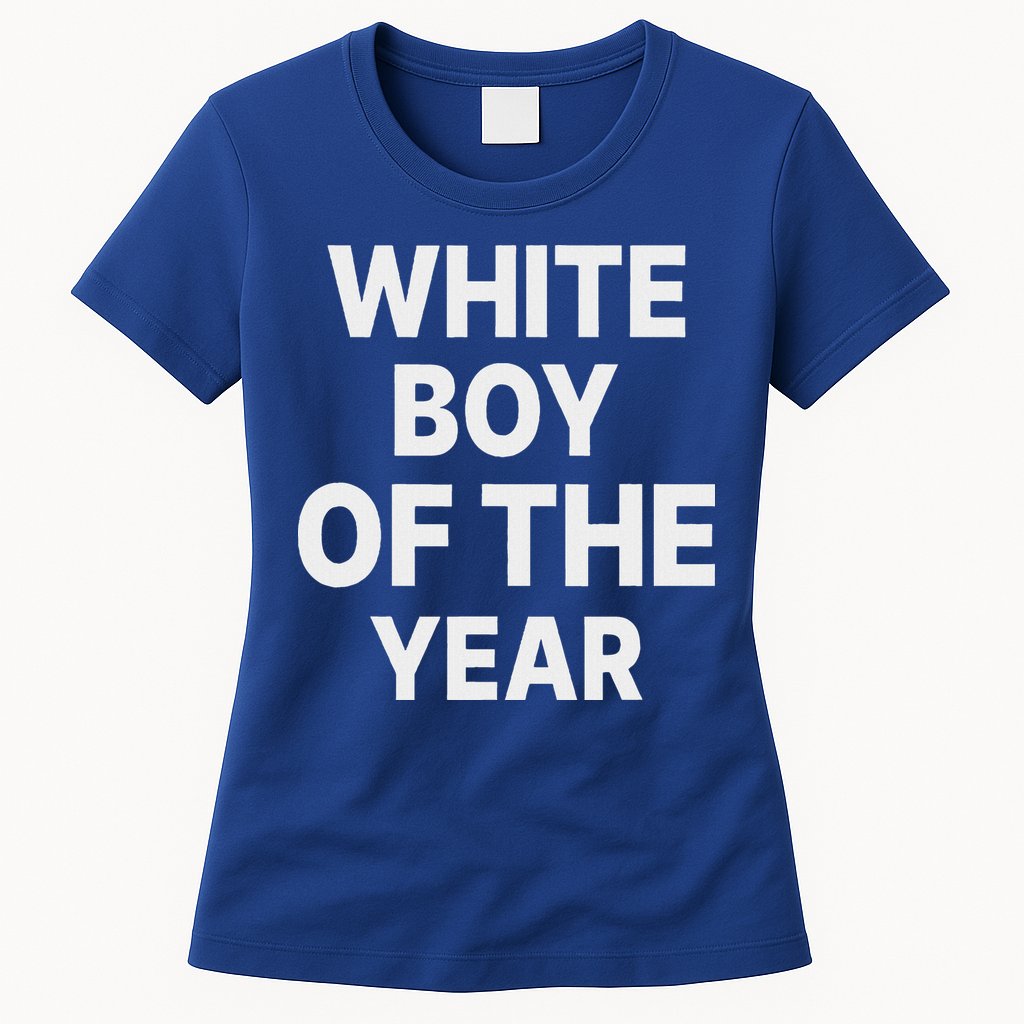 White Boy Of The Year Womens T-Shirt