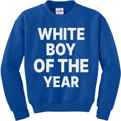 White Boy Of The Year Kids Sweatshirt
