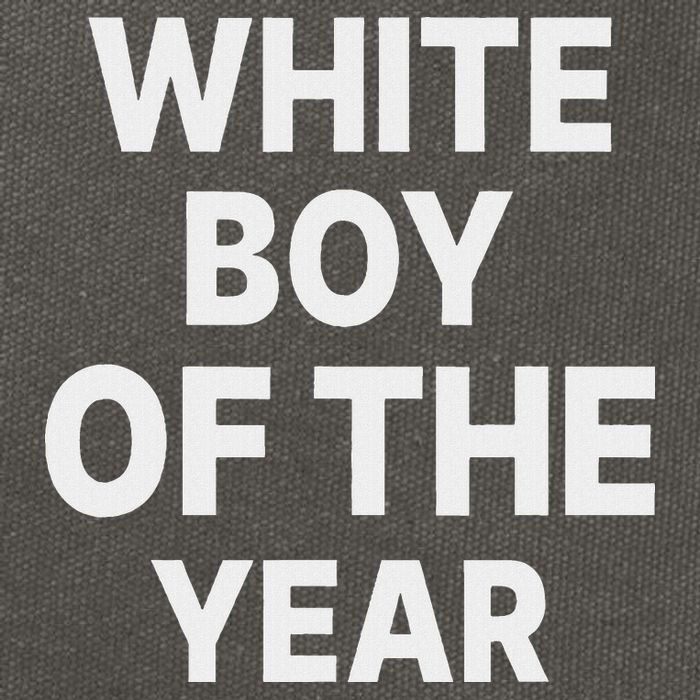 White Boy Of The Year Cotton Canvas Backpack