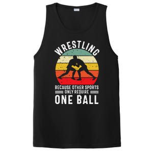 Wrestling Because Other Sports Only Require One Ball PosiCharge Competitor Tank