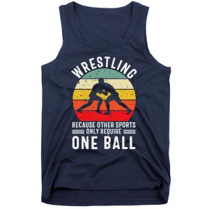 Wrestling Because Other Sports Only Require One Ball Tank Top