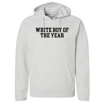 White Boy Of The Year Performance Fleece Hoodie