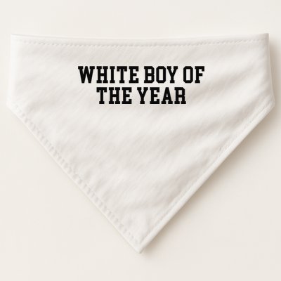 White Boy Of The Year USA-Made Doggie Bandana