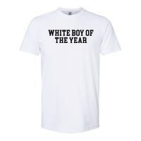 White Boy Of The Year Softstyle CVC T-Shirt