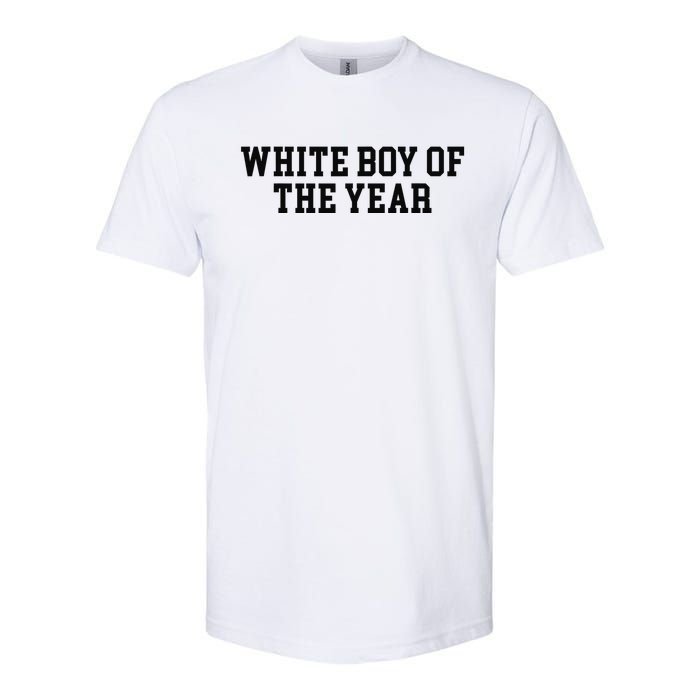 White Boy Of The Year Softstyle CVC T-Shirt