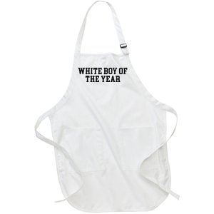 White Boy Of The Year Full-Length Apron With Pockets