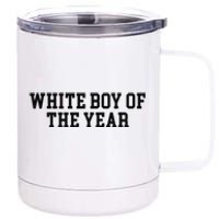 White Boy Of The Year 12 oz Stainless Steel Tumbler Cup