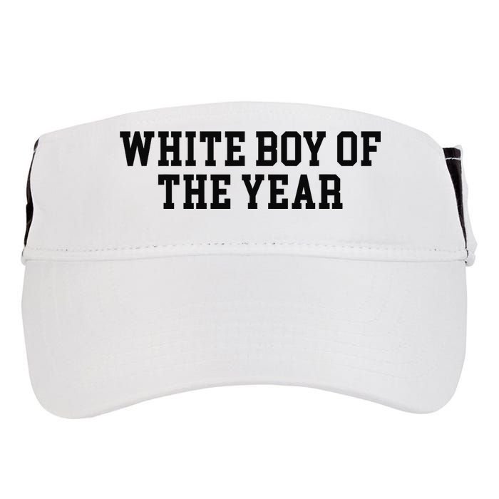 White Boy Of The Year Adult Drive Performance Visor