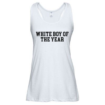 White Boy Of The Year Ladies Essential Flowy Tank