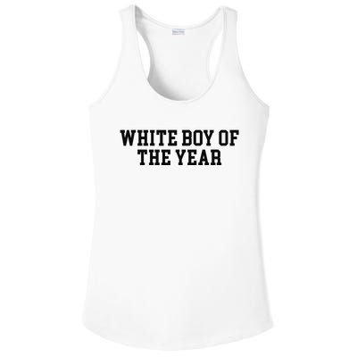 White Boy Of The Year Ladies PosiCharge Competitor Racerback Tank