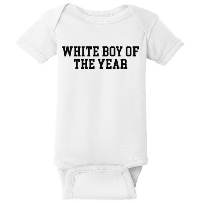 White Boy Of The Year Baby Bodysuit