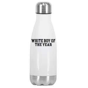 White Boy Of The Year Stainless Steel Insulated Water Bottle