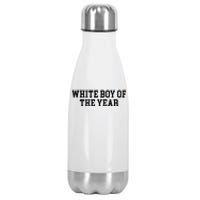 White Boy Of The Year Stainless Steel Insulated Water Bottle