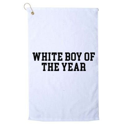 White Boy Of The Year Golf Towel