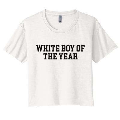 White Boy Of The Year Crop Top