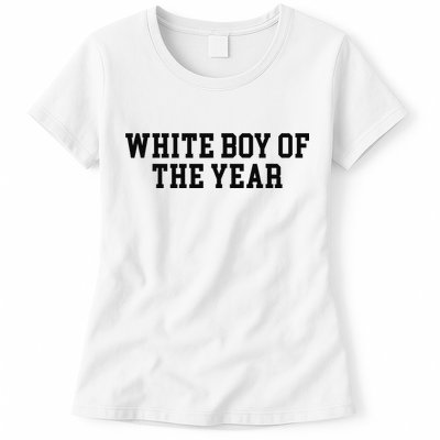 White Boy Of The Year Womens T-Shirt
