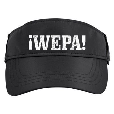 Wepa Boricua Puerto Rico Rican Latin Spanish Slang Funny Adult Drive Performance Visor