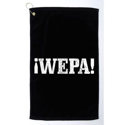 Wepa Boricua Puerto Rico Rican Latin Spanish Slang Funny Golf Towel