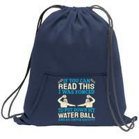 Water Ball Polo Team Swimming Sport Waterpolo Players Sweatshirt Cinch Pack Bag