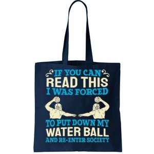 Water Ball Polo Team Swimming Sport Waterpolo Players Tote Bag