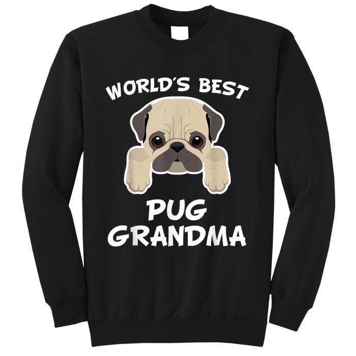 World's Best Pug Grandma Dog Granddog Sweatshirt