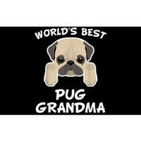 World's Best Pug Grandma Dog Granddog Bumper Sticker