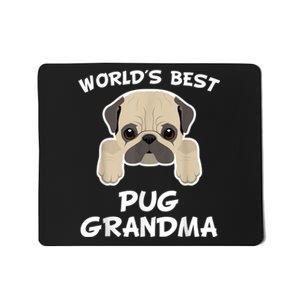 World's Best Pug Grandma Dog Granddog Mousepad