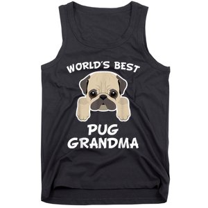 World's Best Pug Grandma Dog Granddog Tank Top