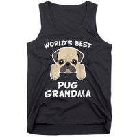 World's Best Pug Grandma Dog Granddog Tank Top