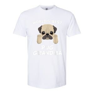 World's Best Pug Grandma Dog Granddog Softstyle CVC T-Shirt