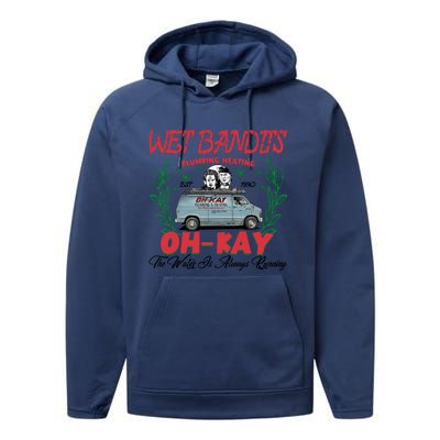 Wet Bandits Plumbing Heating Est 1990 Oh Kay Horror Character Performance Fleece Hoodie