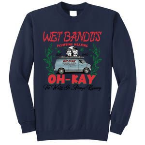 Wet Bandits Plumbing Heating Est 1990 Oh Kay Horror Character Tall Sweatshirt