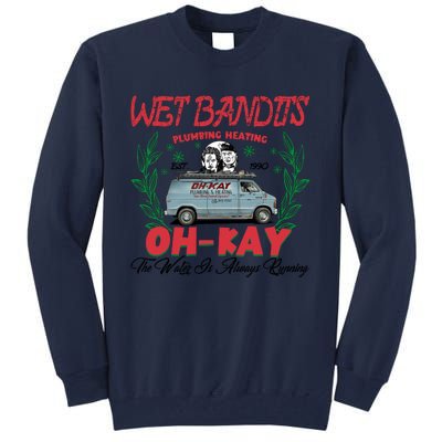 Wet Bandits Plumbing Heating Est 1990 Oh Kay Horror Character Tall Sweatshirt