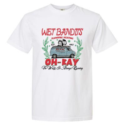 Wet Bandits Plumbing Heating Est 1990 Oh Kay Horror Character Garment-Dyed Heavyweight T-Shirt