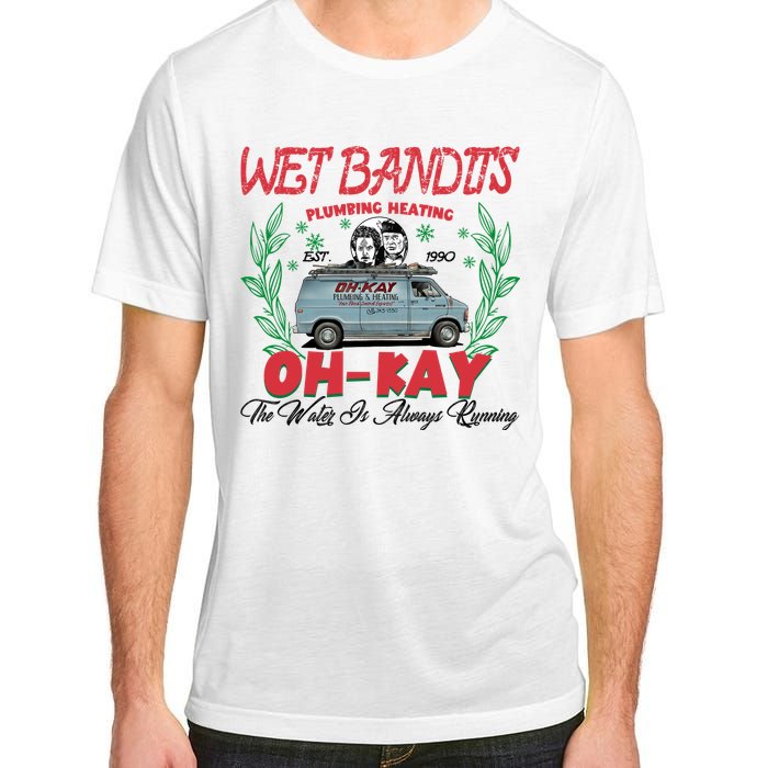 Wet Bandits Plumbing Heating Est 1990 Oh Kay Horror Character Adult ChromaSoft Performance T-Shirt