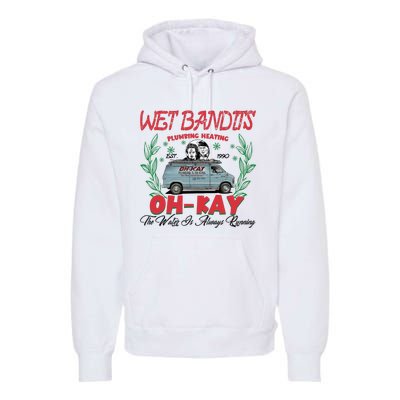 Wet Bandits Plumbing Heating Est 1990 Oh Kay Horror Character Premium Hoodie