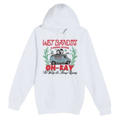 Wet Bandits Plumbing Heating Est 1990 Oh Kay Horror Character Premium Pullover Hoodie