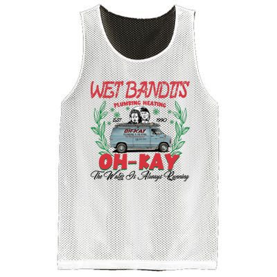 Wet Bandits Plumbing Heating Est 1990 Oh Kay Horror Character Mesh Reversible Basketball Jersey Tank