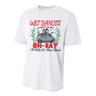 Wet Bandits Plumbing Heating Est 1990 Oh Kay Horror Character Performance Sprint T-Shirt