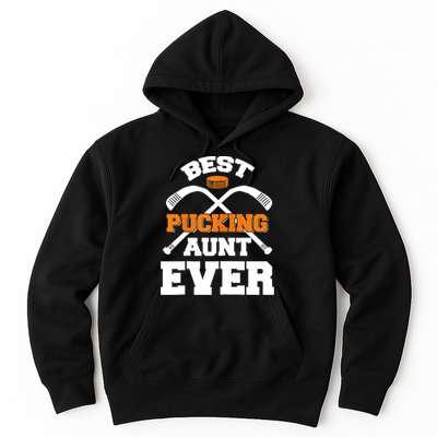 Womens Best Pucking Aunt Ever Hockey Sports Lover TShirt Hoodie