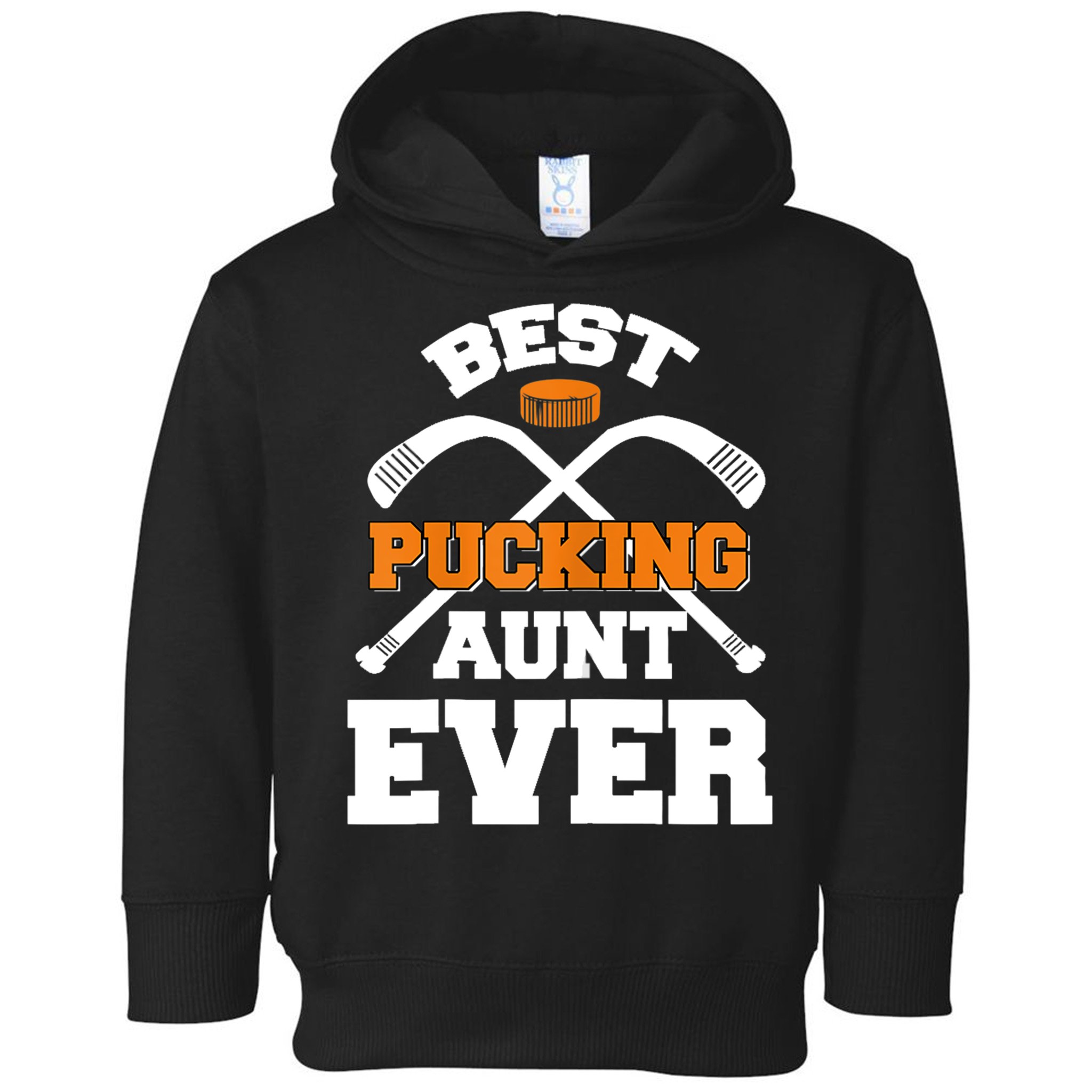Womens Best Pucking Aunt Ever Hockey Sports Lover TShirt Toddler Hoodie